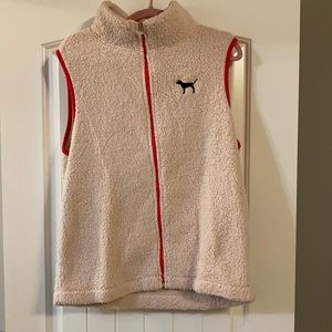 Pink Victoria’s Secret Fluffy Vest